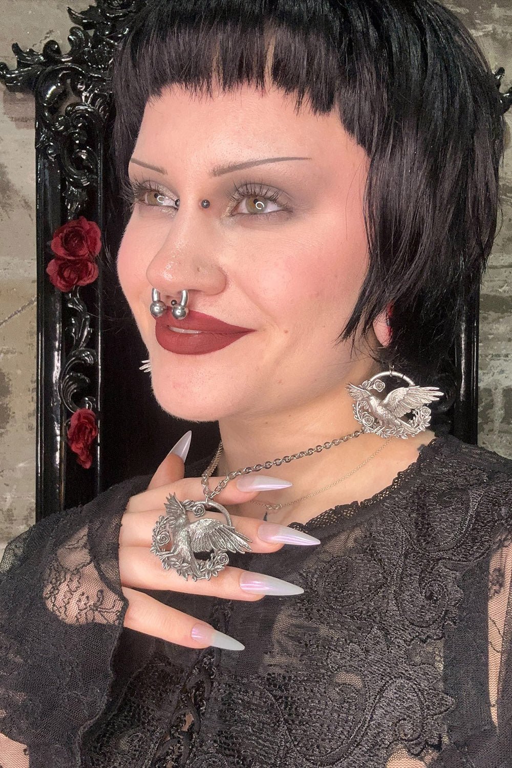 A Murder in the Roses Necklace