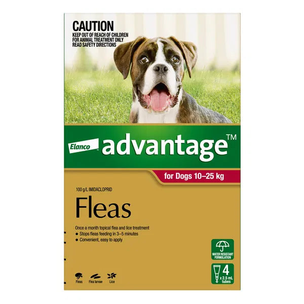Advantage - For Large Dogs 10 To 25Kg (Red)