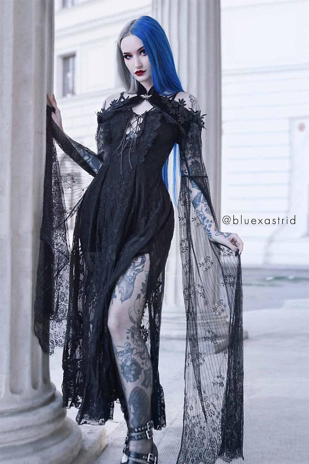 Always October Lace Maxi Dress
