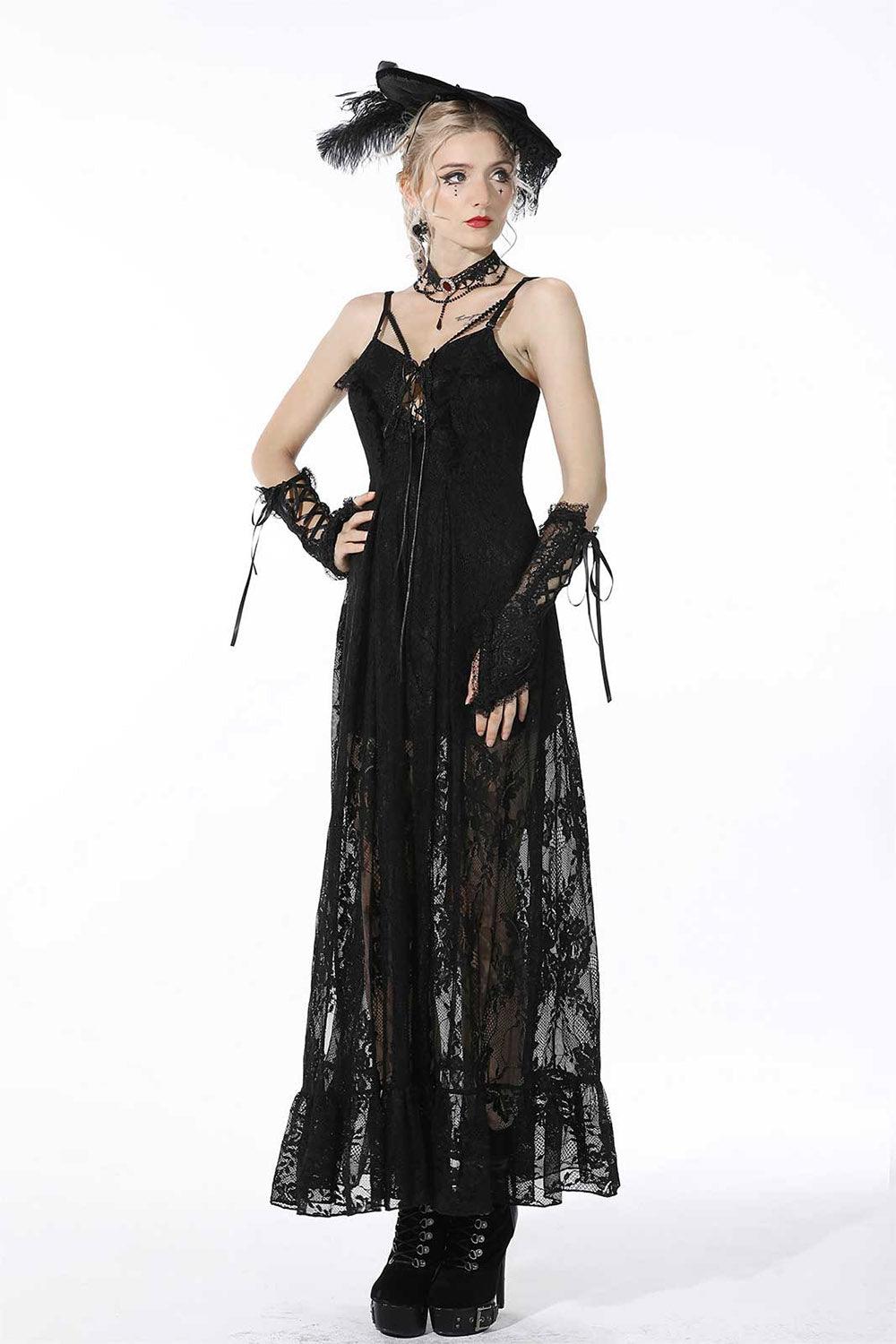 Always October Lace Maxi Dress