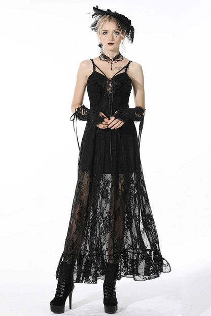 Always October Lace Maxi Dress