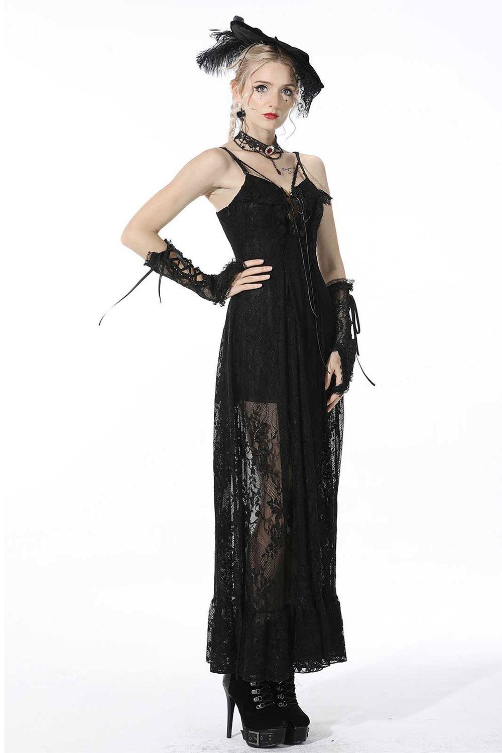 Always October Lace Maxi Dress