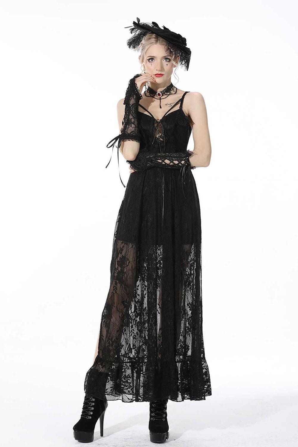 Always October Lace Maxi Dress