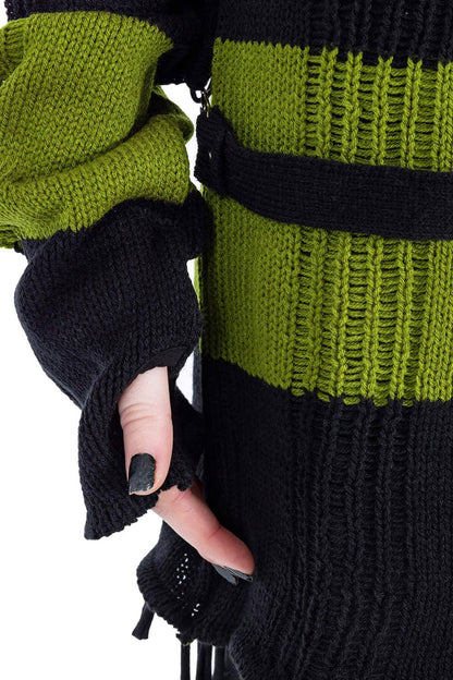 Amalric Jumper Sweater [Black/Green]