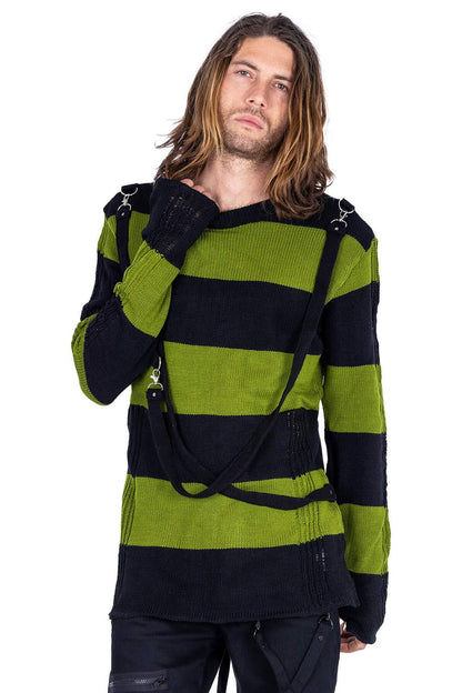 Amalric Jumper Sweater [Black/Green]