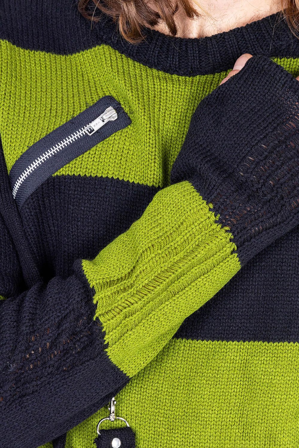 Amalric Jumper Sweater [Black/Green]