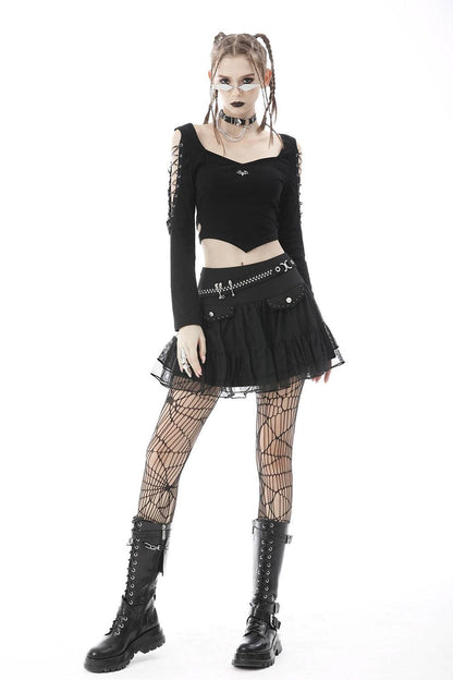 Baby Goth Crop Top