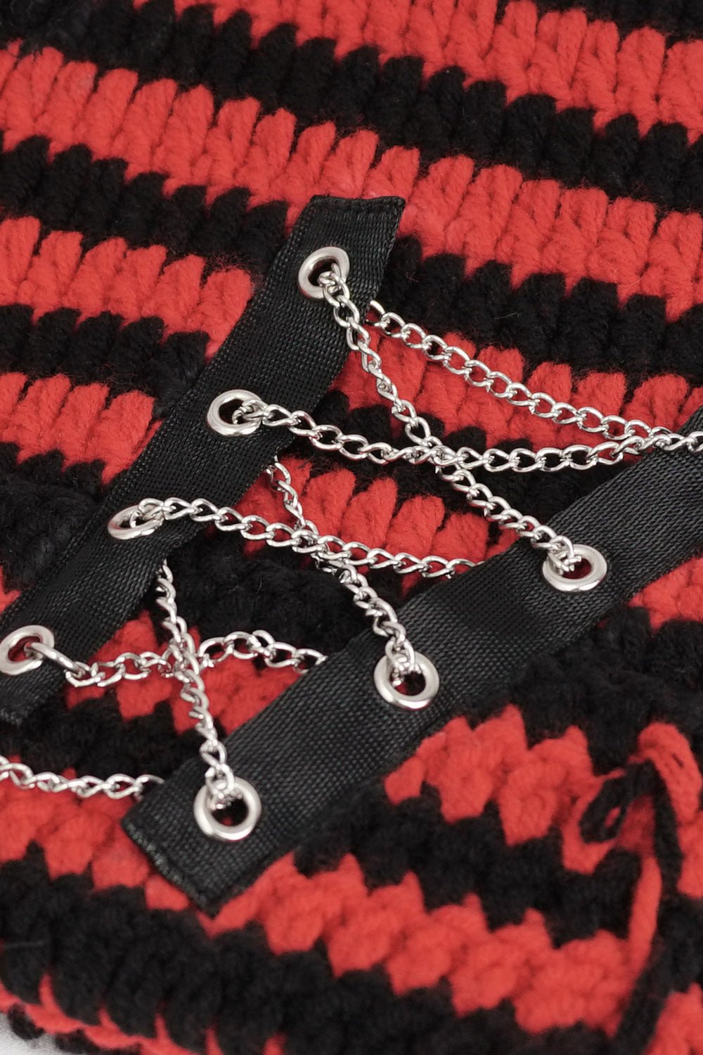 Bad Cat Beanie [BLACK/RED]