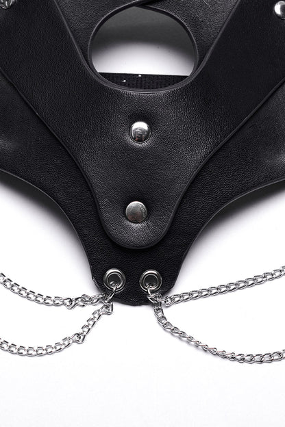 Bad Cat Leather Mask