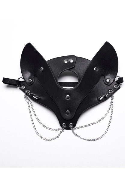 Bad Cat Leather Mask