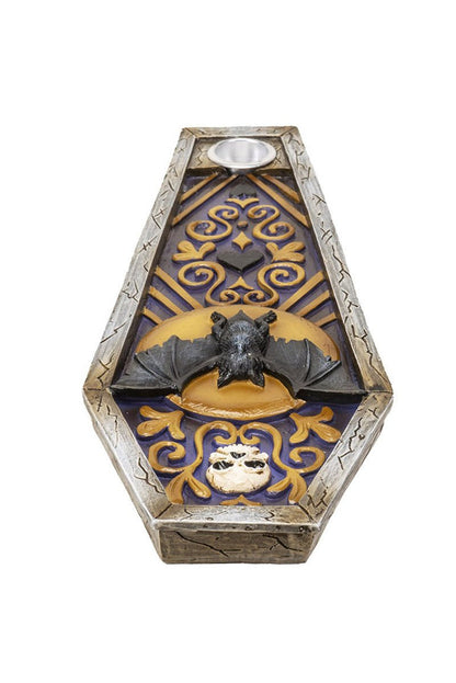 Bat Coffin Incense Burner