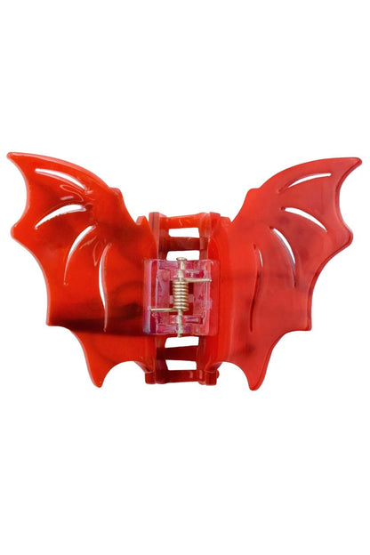 Bat Hair Claw Clip [RED]