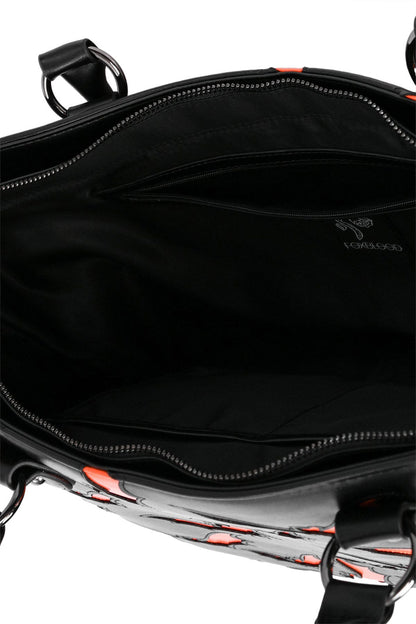 Bat Tote Bag [Black/Orange]