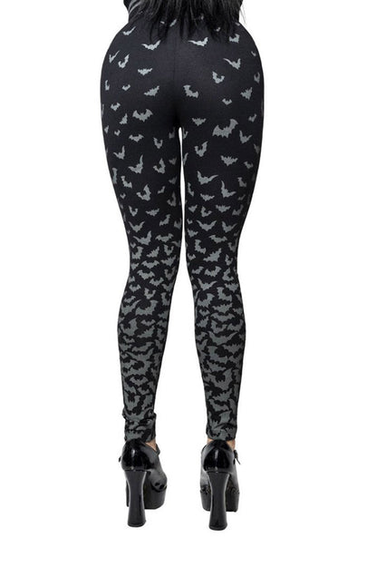 Bat Repeat Gradient Leggings