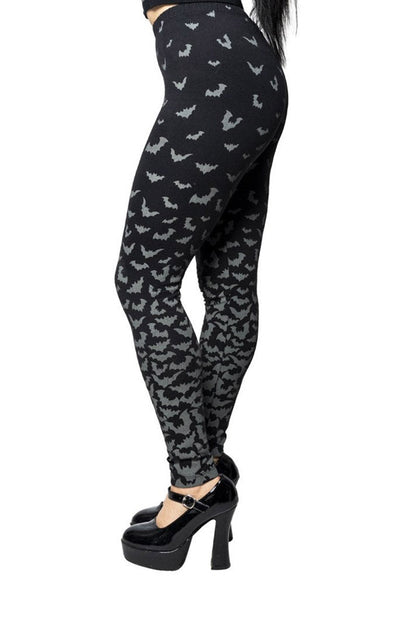 Bat Repeat Gradient Leggings