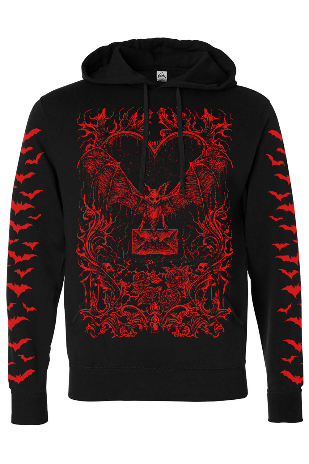 Bat Romance Hoodie [BLOOD RED]