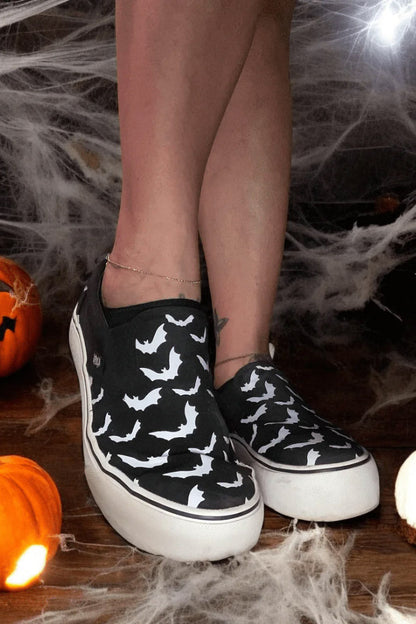 Chill Bat Platform Sneakers [BLACK/WHITE]