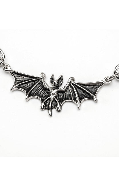 Bat Pendant Thick Chain Necklace