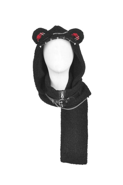Bear-ly Alive Hooded Scarf