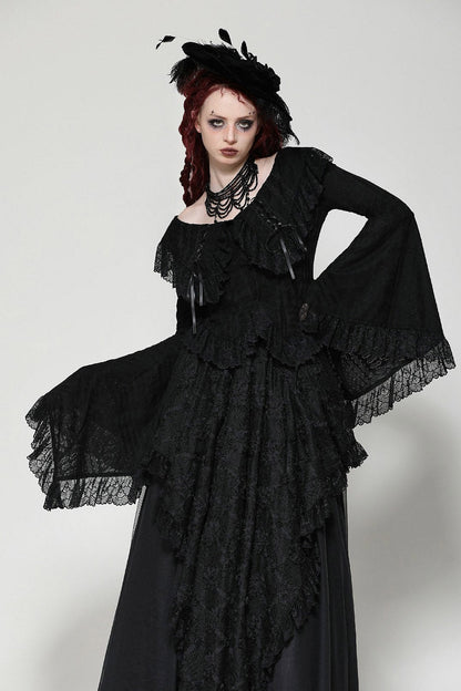 Blacks Sails Pirate Goth Blouse