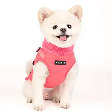 Puppia Donavan Winter Dog Coat Integrated Harness