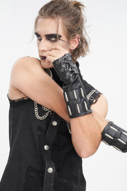 Bite the Bullet Punk Gloves