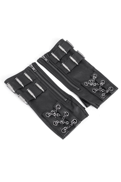Bite the Bullet Punk Gloves