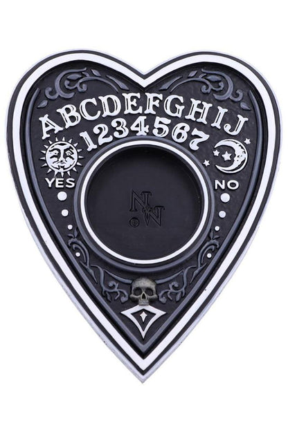 Black and White Spirit Board Tea Light Holder
