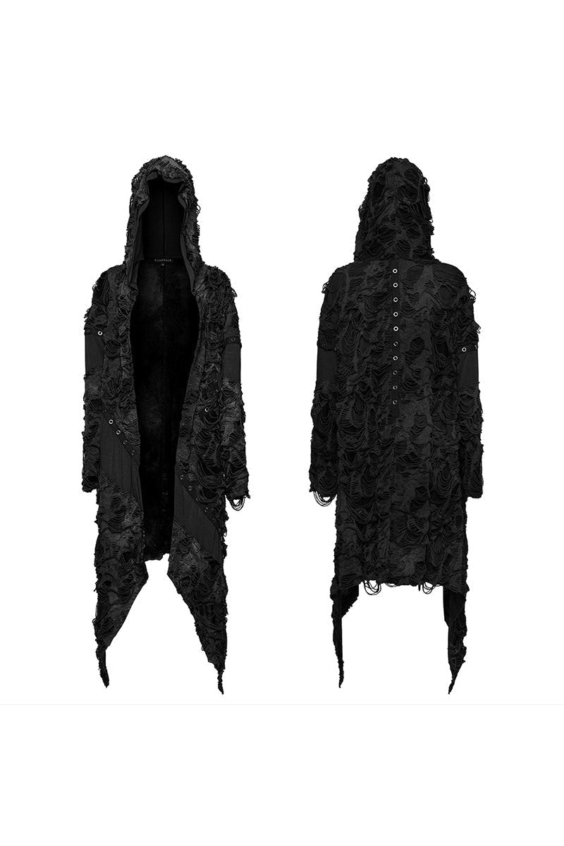 Black Apocalypse Ripped Cardigan