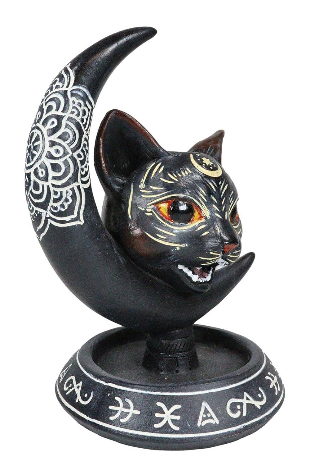 Black Cat Backflow Incense Burner