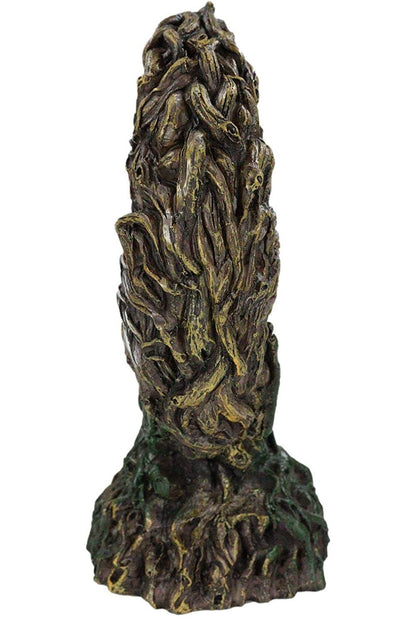 Black Cat on Moon Statue