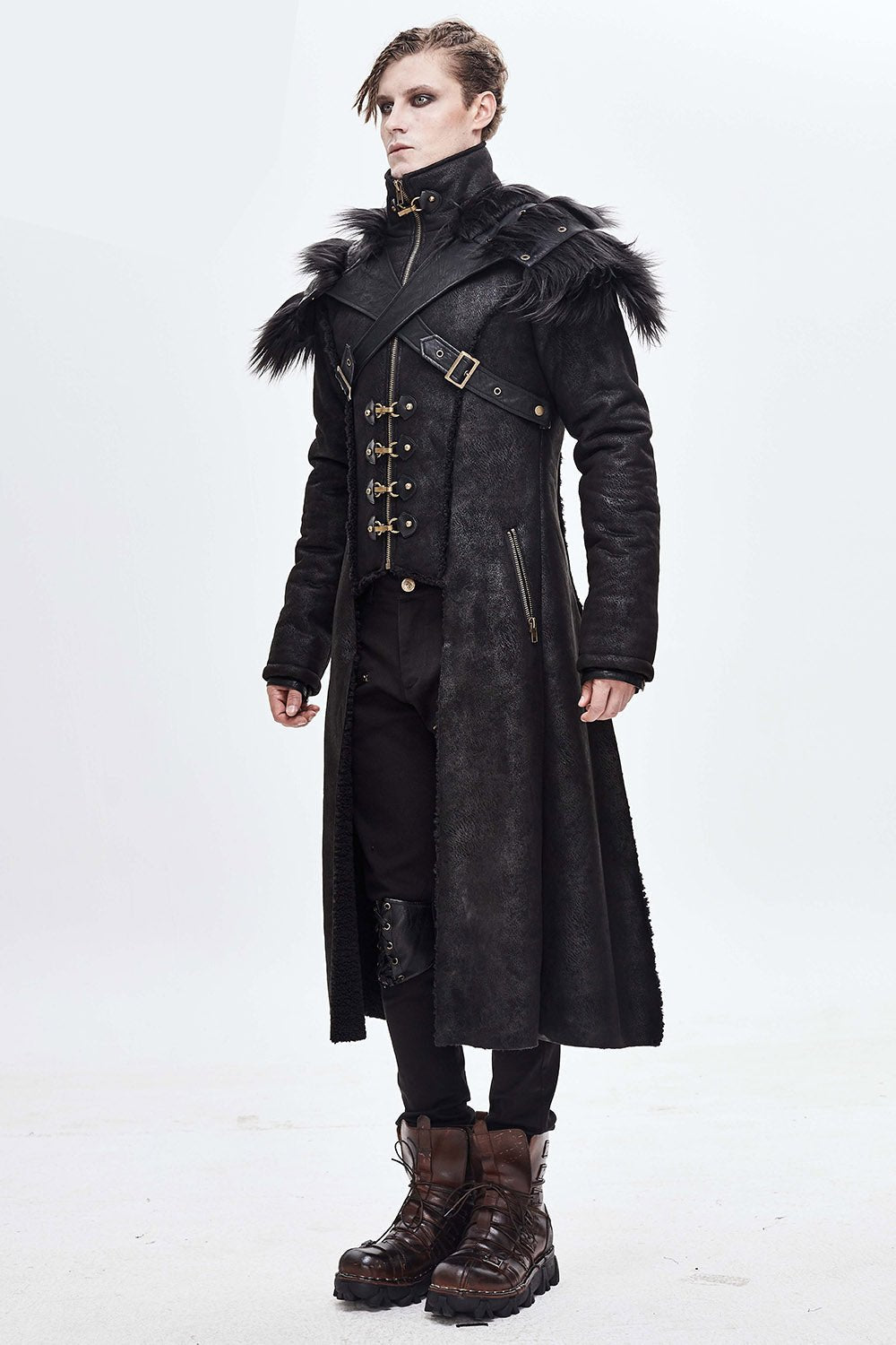 Black Infantry Winter Coat