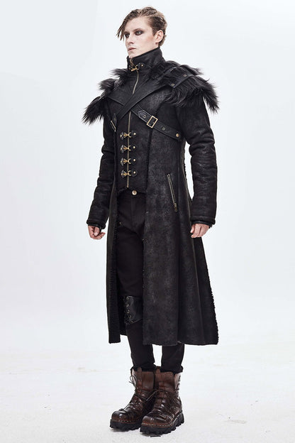 Black Infantry Winter Coat