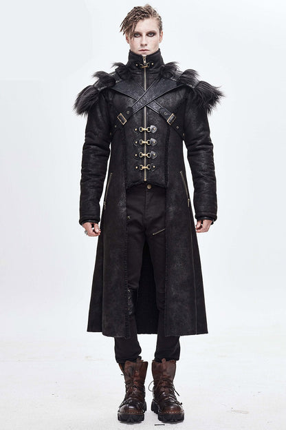 Black Infantry Winter Coat