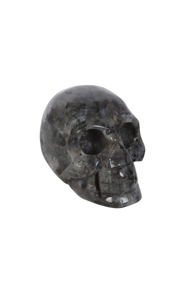 Black Labradorite Crystal Skull