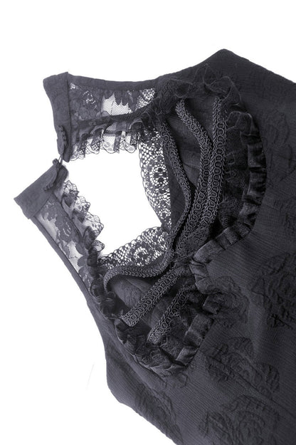 Black Moonlight High Low Dress
