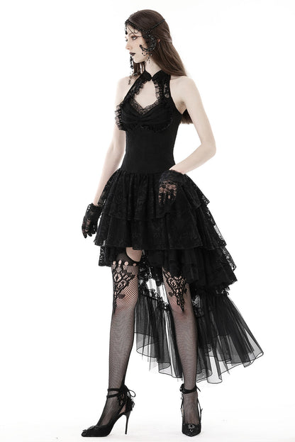 Black Moonlight High Low Dress