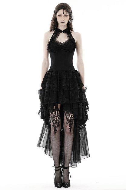 Black Moonlight High Low Dress