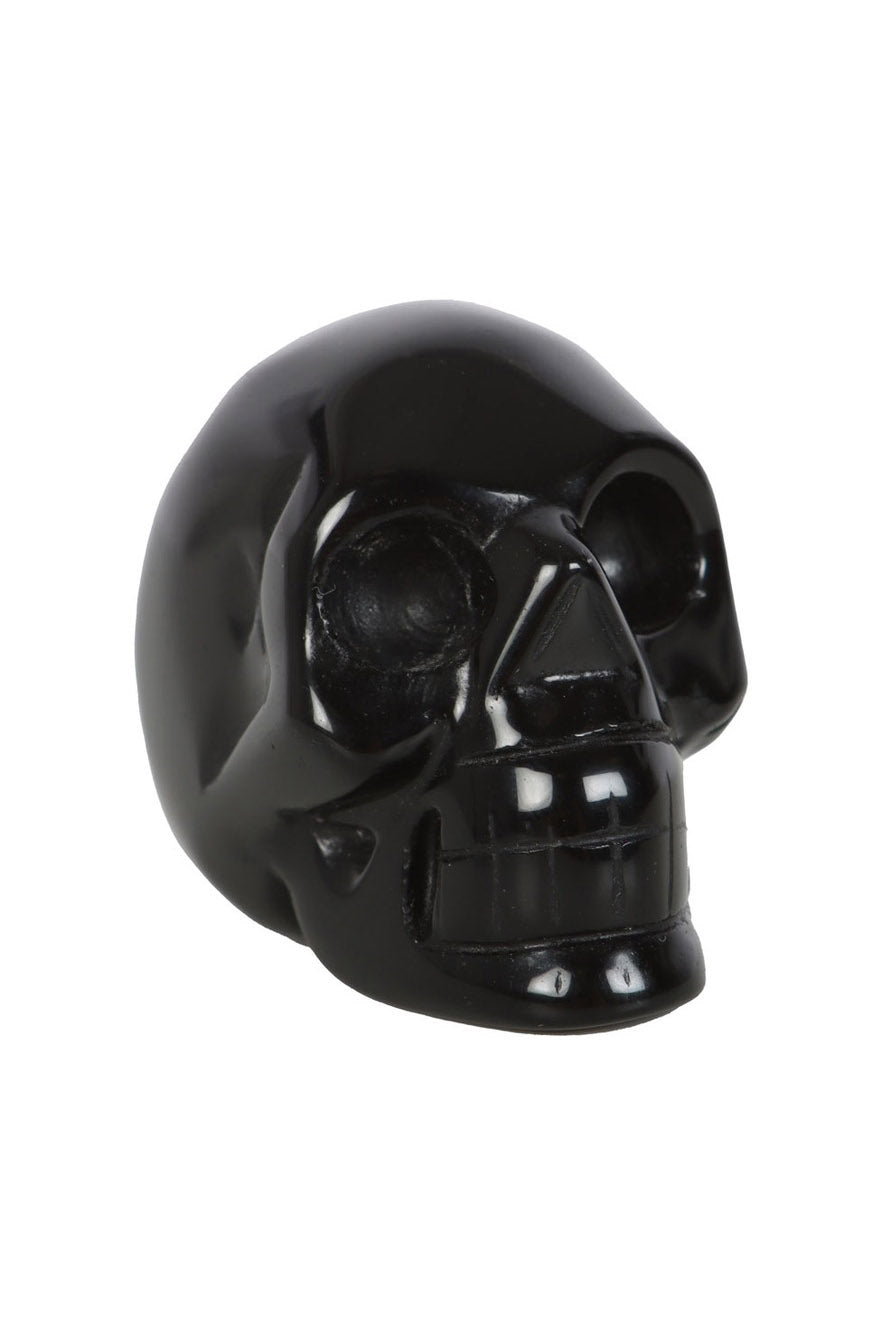 Black Obsidian Crystal Skull