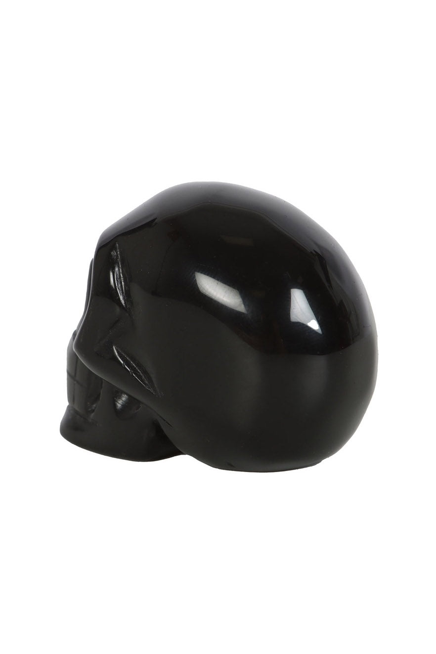 Black Obsidian Crystal Skull