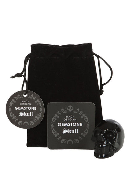 Black Obsidian Crystal Skull