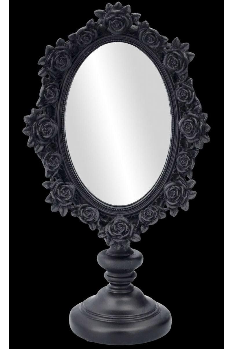 Black Rose Dressing Table Mirror