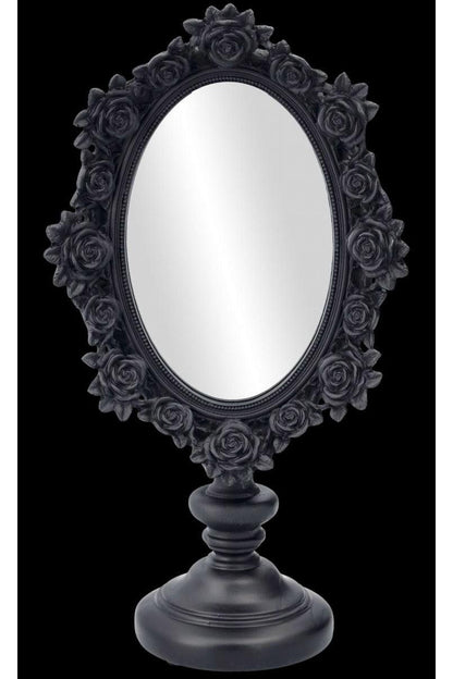 Black Rose Dressing Table Mirror