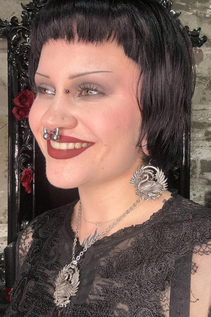 Black Swan Earrings