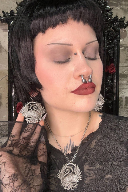 Black Swan Earrings