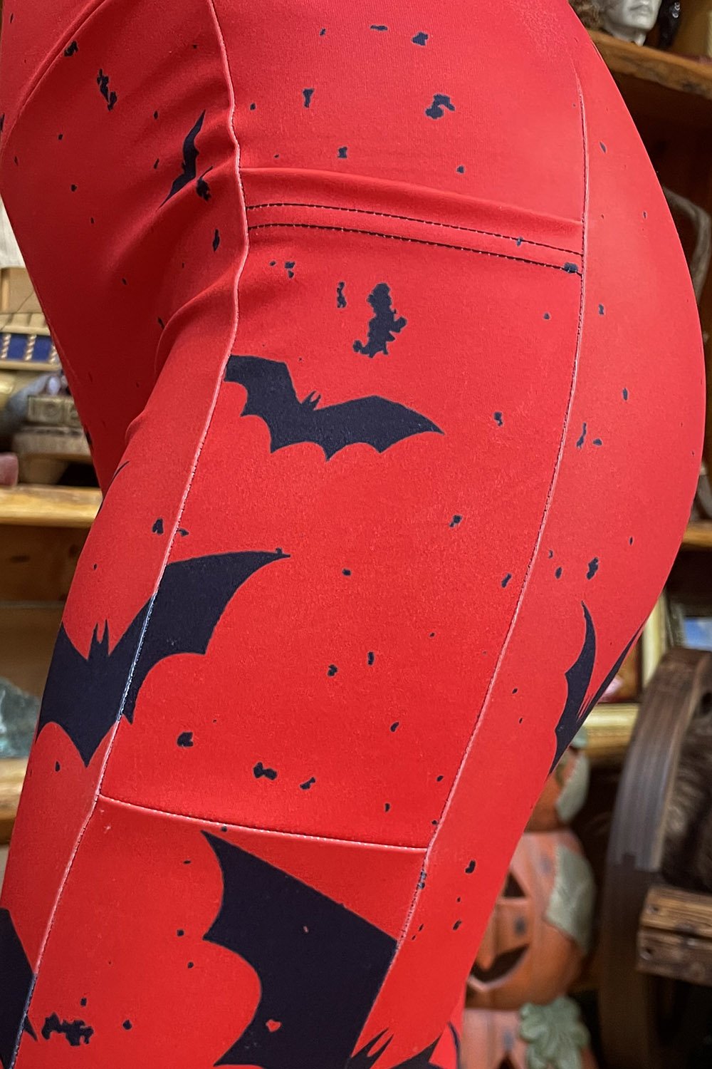 Blood Bat Pocket Leggings