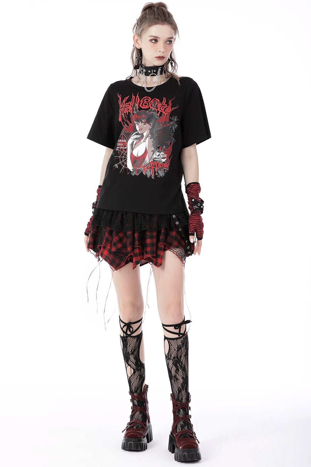 Blood Oath Striped Arm Warmers