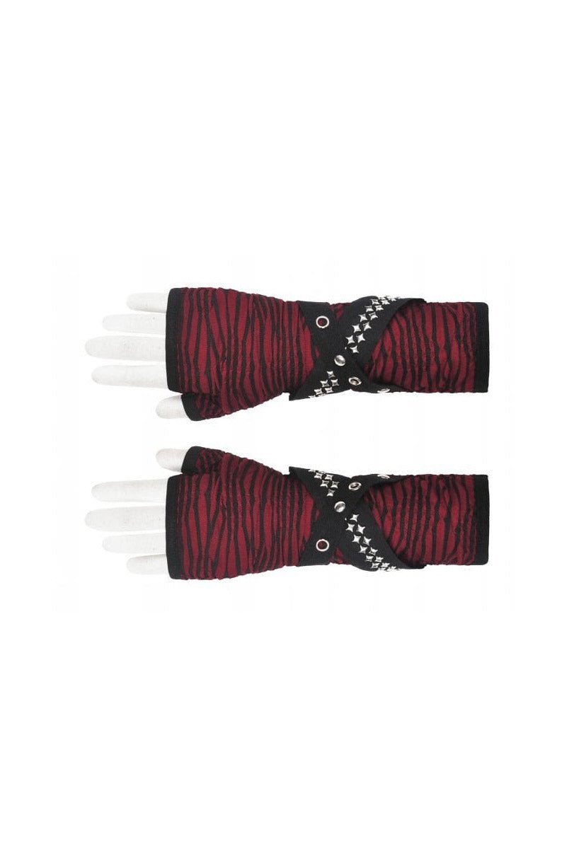 Blood Oath Striped Arm Warmers