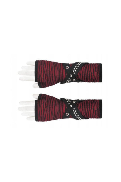 Blood Oath Striped Arm Warmers