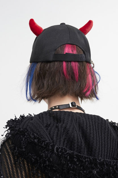 Blood-Red Horns Baseball Hat